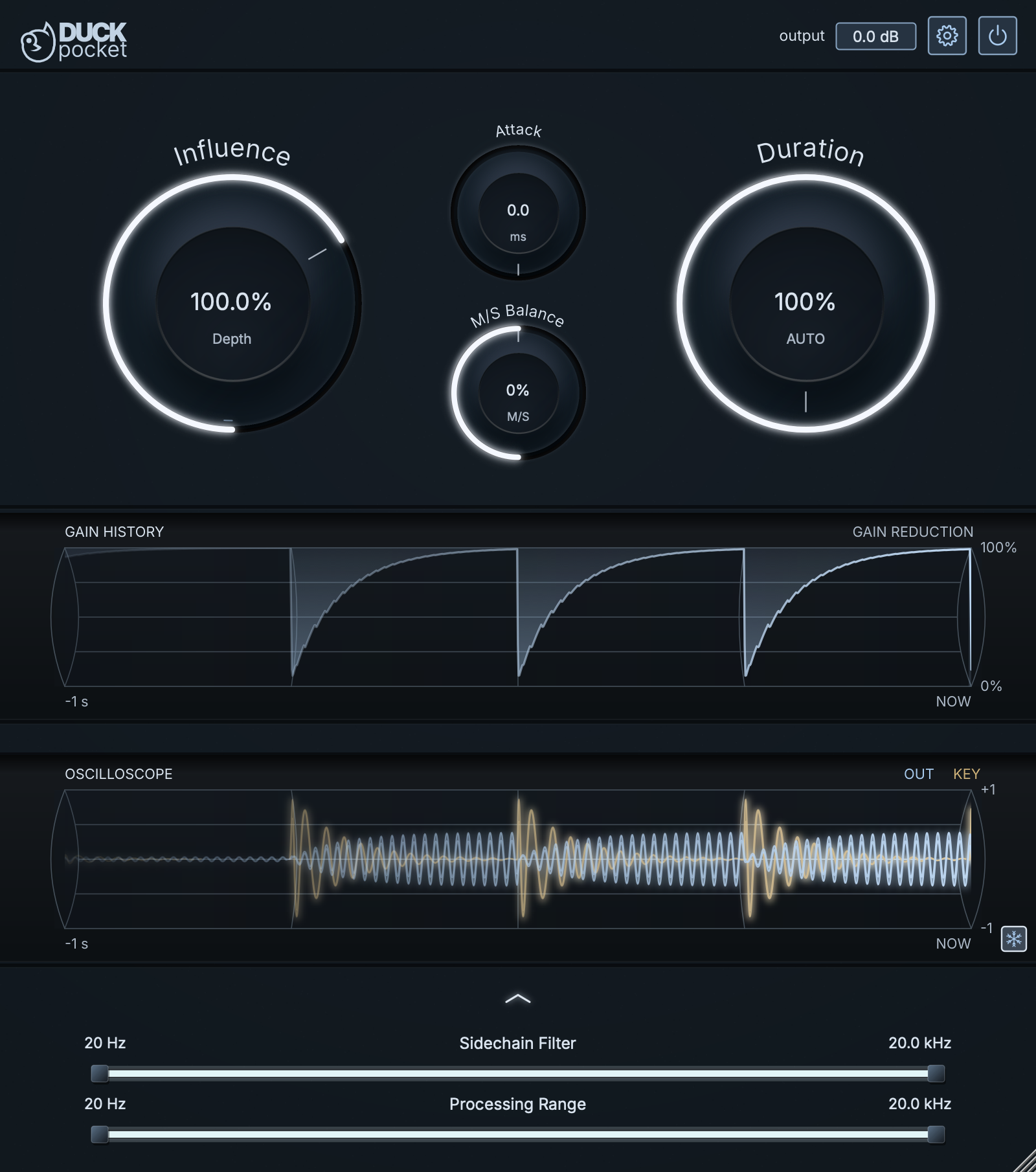 Duck Pocket interface